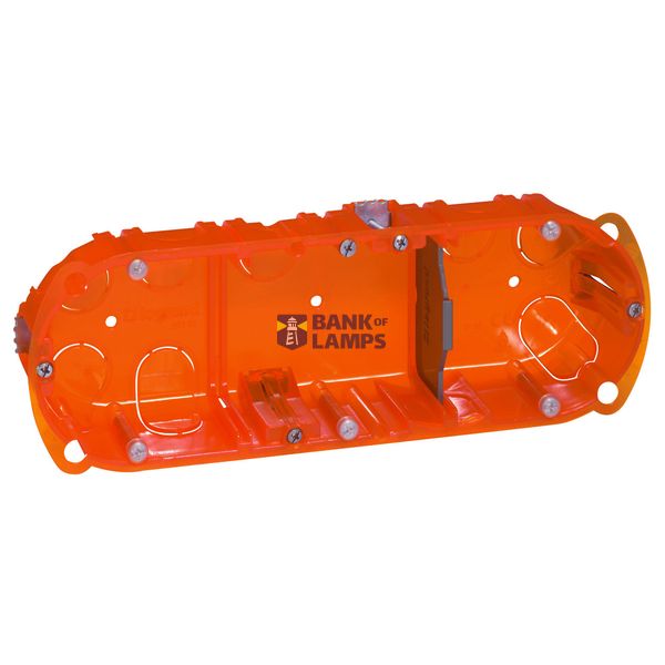 BOITE MULTI-MATERIAUX 3 POSTES PROF.40MM DIAMETRE 68 MM image 2