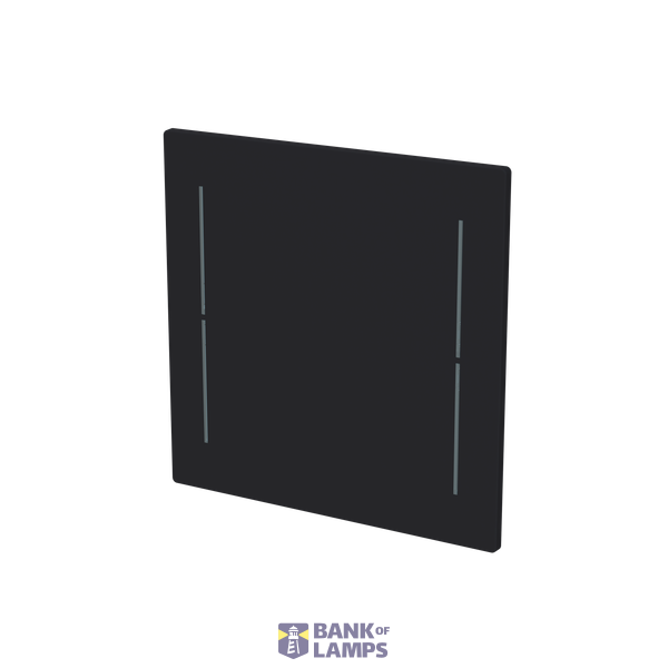 LFW/A.1.70.1-45M Cover plate black matt - Trevion® image 2