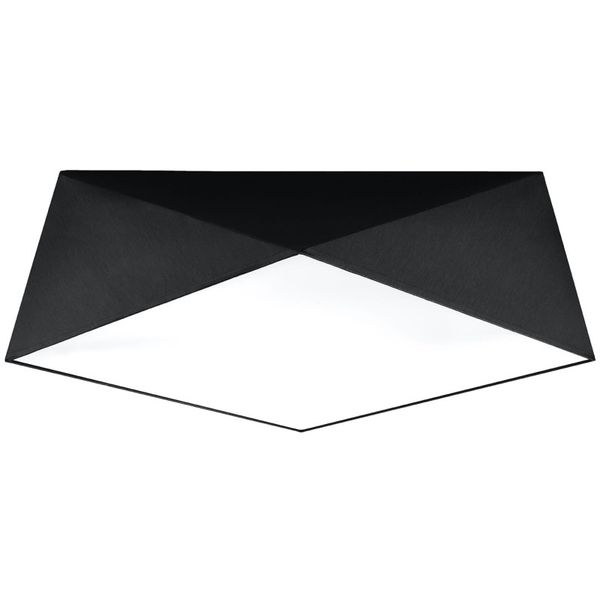 CEILING LAMP HEXA 45 BLACK E27 3X60W IP20 image 1