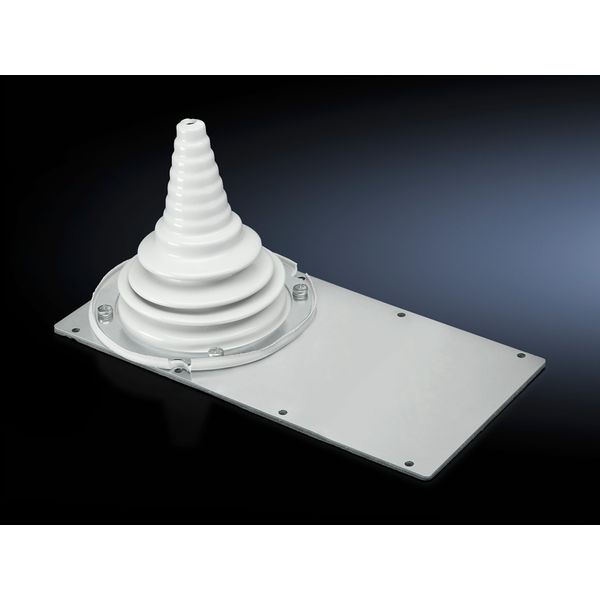 TS Module panel, with cable entry grommet, for WD: 1800x400 mm image 2