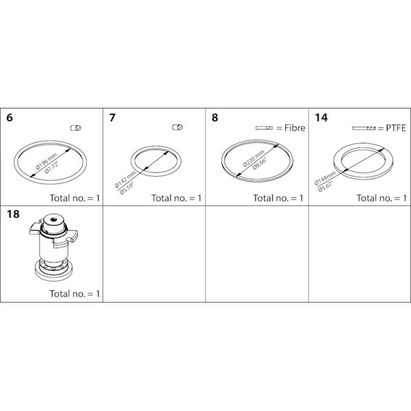 ICM 150  Repair kit image 1