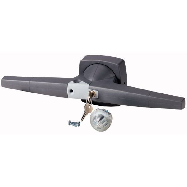 K6DG/C Toggle, 14mm, door installation, gray, cylinder lock image 1