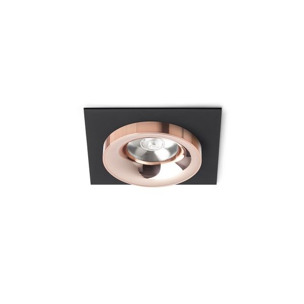 SHARM SQ I recessed black copper/copper 230V LED 10W 24° 3000K image 1