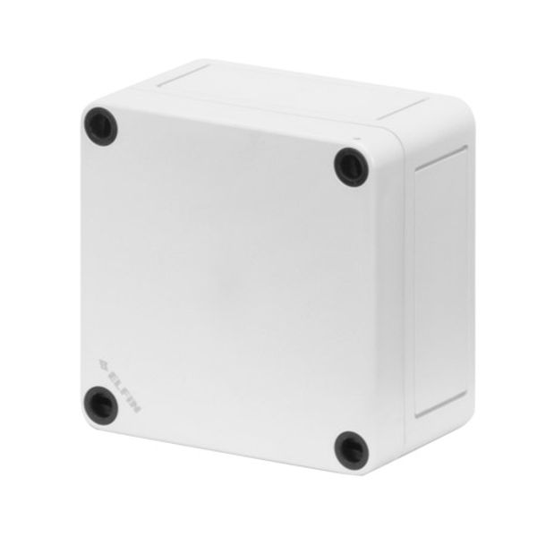 Polycarbonate push-button enclosure 94x94x57, undrilled image 1