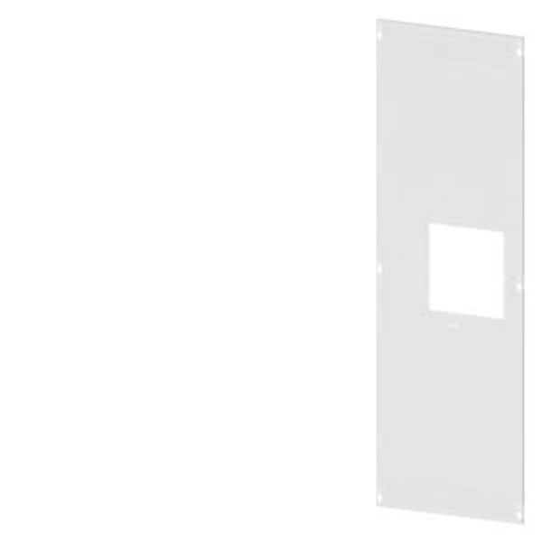 door coupling panel 3WA size 1, (3/4-pole), IP30, hinge: left / right, lock: double-bit, W: 600 mm image 1