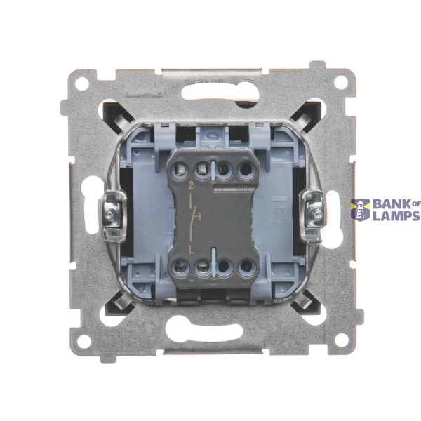 Loudspeaker socket, Inox, metallized image 1