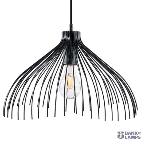 HANGING LAMP UMB BLACK E27 1X60W IP20 image 2