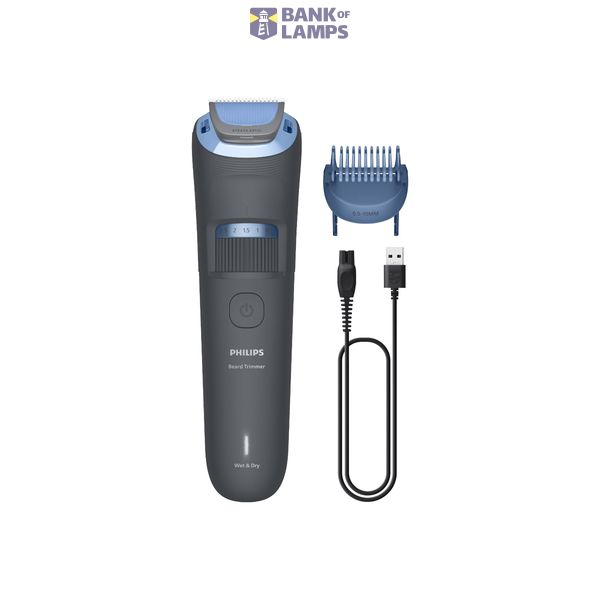 Philips Trimmer | BT3617/15 Series 3000 | Cordless | Wet & Dry | Number of length steps 20 | Dark Grey image 1