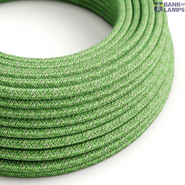 UV resistant electric cable with Green Pixel Bronte SX08 cotton lining for outdoor use - Compatible with Modulair Outdoor IP65 image 1