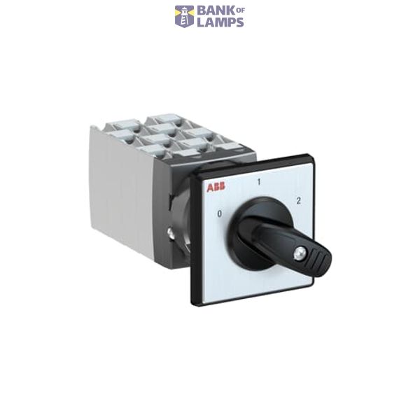 Cam switch OC25G08PNBN00NP12 1SCA126631R1001 25A/3P 0-1-2 lever, front plate image 1