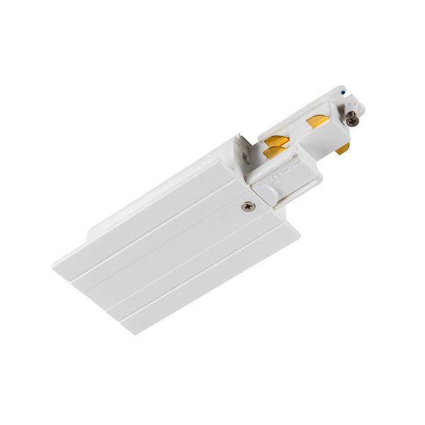 Feed-in  S-TRACK 3-phase-recessed rail ,IP20,white image 1