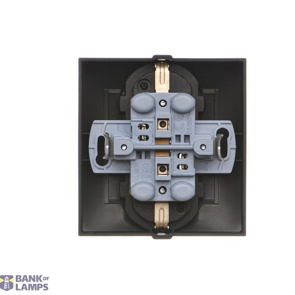 Momentary single switches with key - two positions ''0-1'', white matt, 5A image 1