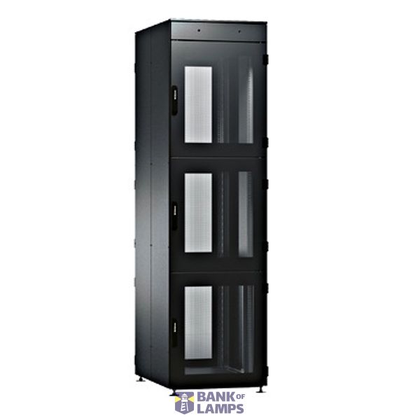 IS-1 Colocation Enclosure 3-piece 60x220x120 RAL9005 black image 1
