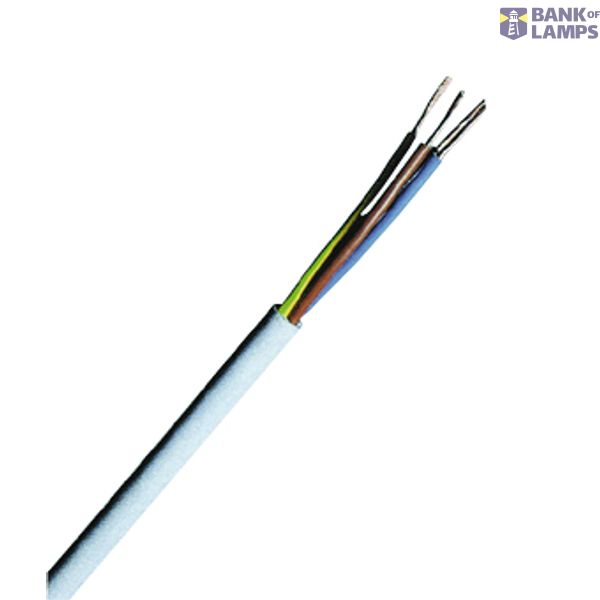 PVC Sheathed Wire A03VV-F 3G1 black 50m ring image 1