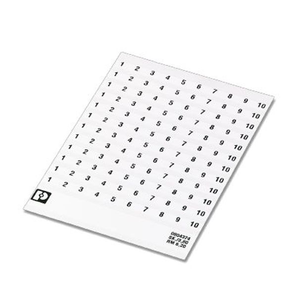 SK  6,2/3,8:FORTL.ZAHLEN 51-60 - Marker for terminal blocks image 2