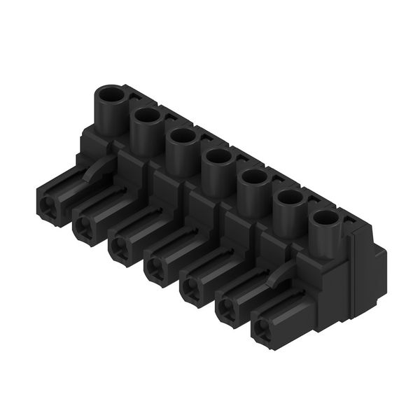 PCB plug-in connector, female plug, 7.62 mm, Number of poles: 7, 180°, Clamping yoke connection, Clamping range, max. : 4 mm², Box image 3