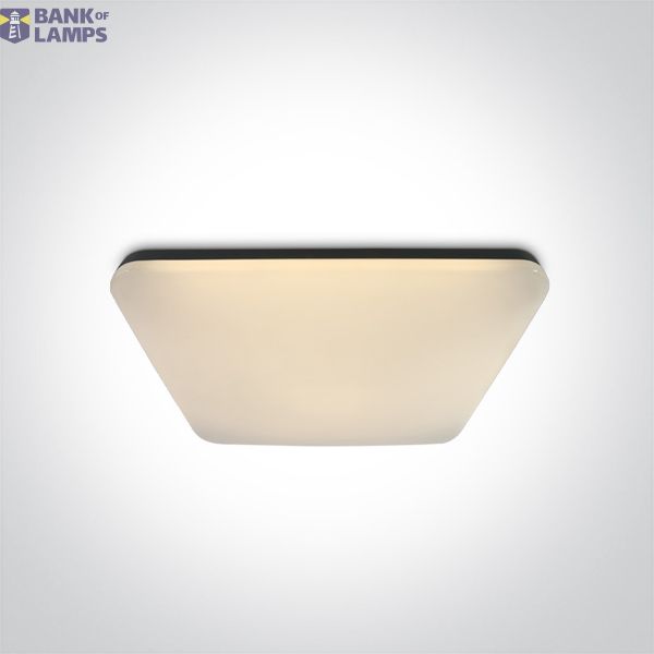 BLACK SQUARE PLAFO 50W WW IP20 230V image 1