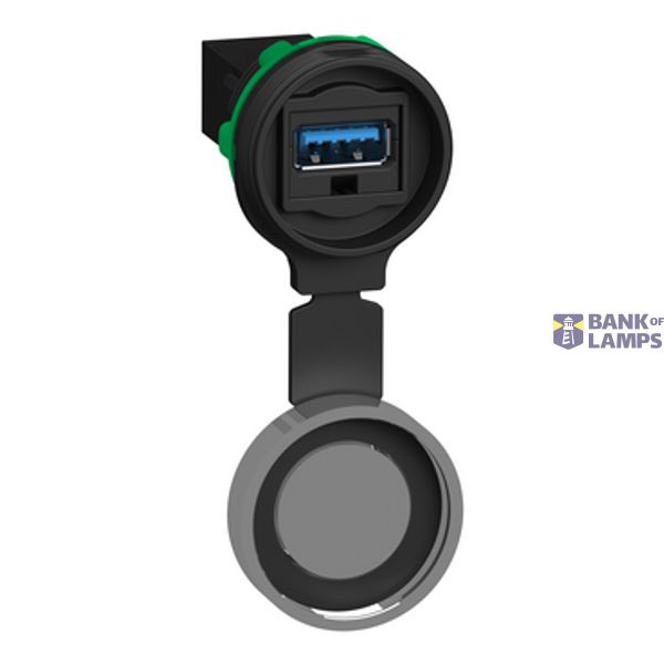 USB 3.0 interface, type A, metal cover image 2