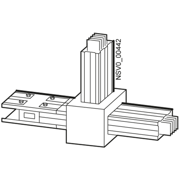 BD2A-1000-TV JUNCTION UNIT T UNIT FRONTSIDE 500-1000A image 1
