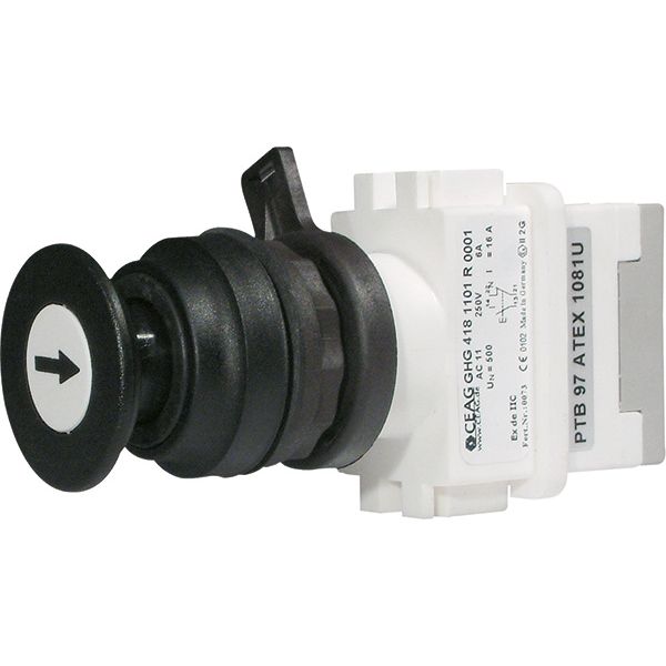 T0-1-8214/I1 Changeoverswitches, T0, 20 A, surface mounting, 1 contact unit(s), Contacts: 2, 45 °, momentary, With 0 (Off) position, with spring-return from both d image 186