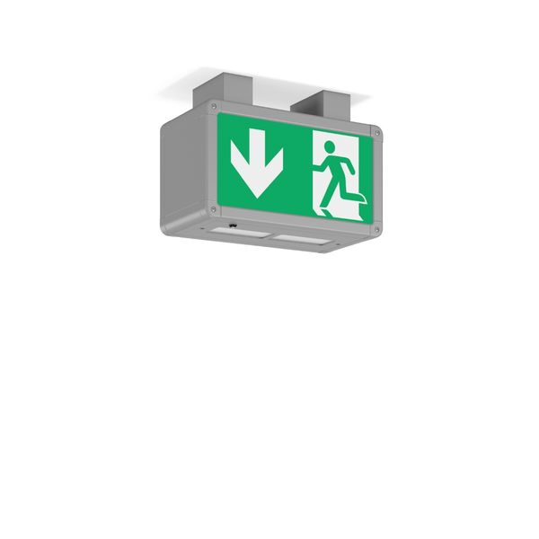 RECHTECK, 4,5 W, aluminium, on/off Ceiling luminaires, L 250 B 125 H 1 image 2