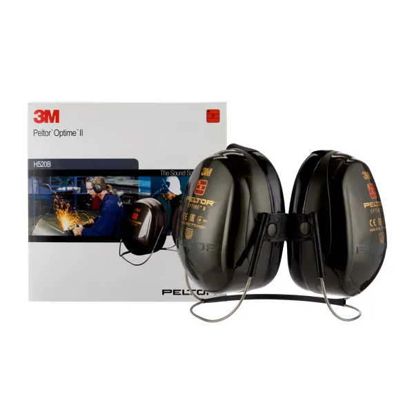 3M™ PELTOR™ Optime™ II Earmuffs, Green, Neckband, H520B-408-GQ image 12