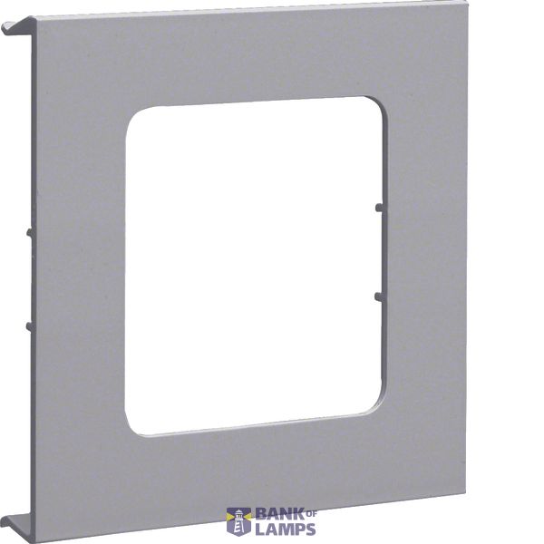 Pre-cut lid 1gang,BR70172,grey image 1