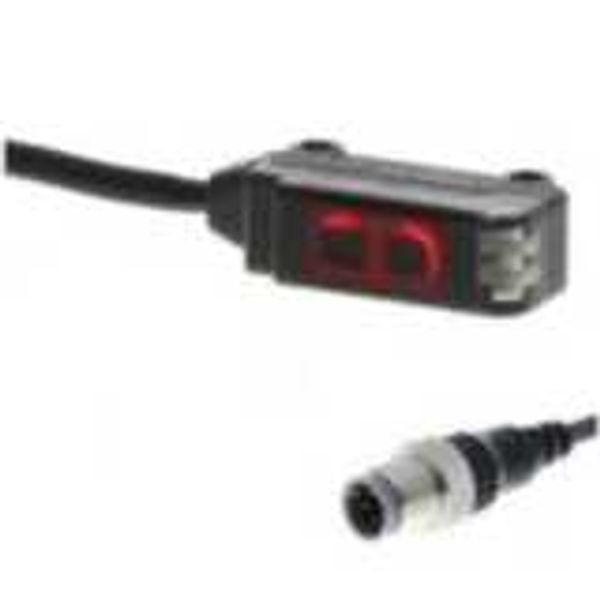 Photoelectric sensor, diffuse, 5-15 mm, DC, 3-wire, PNP, dark-on, side E3T 1327R image 1
