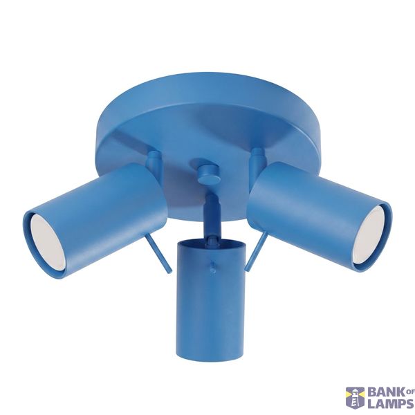 Ceiling lamp RING 3P azure image 9