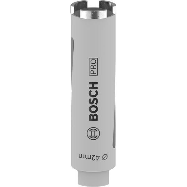 Diamond dry core cutter G 1/2" 42 mm, 150 mm, 3 segments, 7 mm image 1