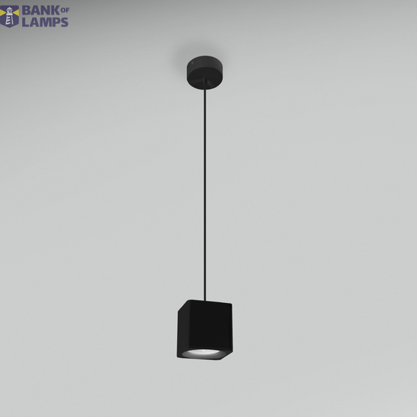 SOSP.INTERNO LED QUBE NERO image 1