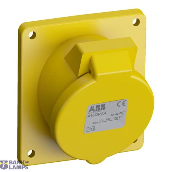 416QRA4 Panel mounted socket image 1