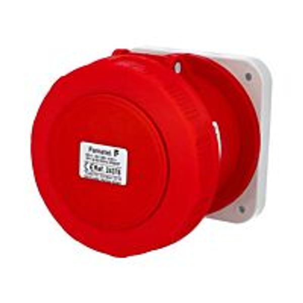 Socket 63A/400V 5-pole IP67 built-in direct image 1