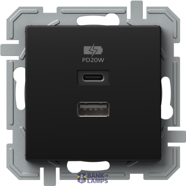 POWER SUPPLY UNIT USB PD 20W BK XO image 1