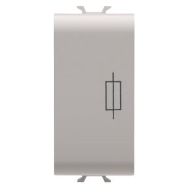 FUSE HOLDER - 250V ac 16A - 1 MODULE - NATURAL SATIN BEIGE - CHORUSMART image 1