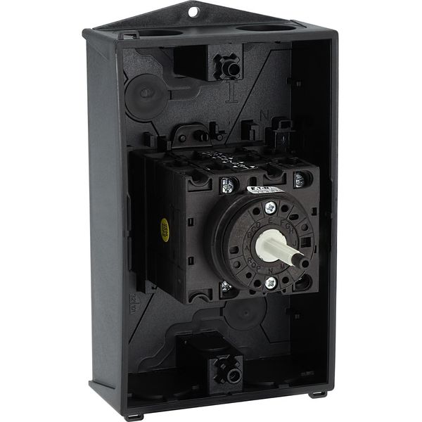 T3-4-8344/I2/SVB Main switch, T3, 32 A, surface mounting, 4 contact unit(s), 8-pole, Emergency switching off function, With red rotary handle and yellow locking ring, image 54