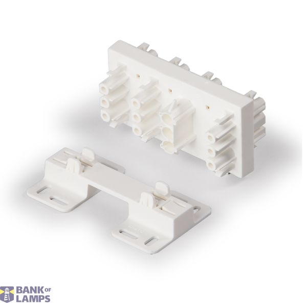 Distribution block 1 phase, 7 OUTPUTS, WHITE image 3