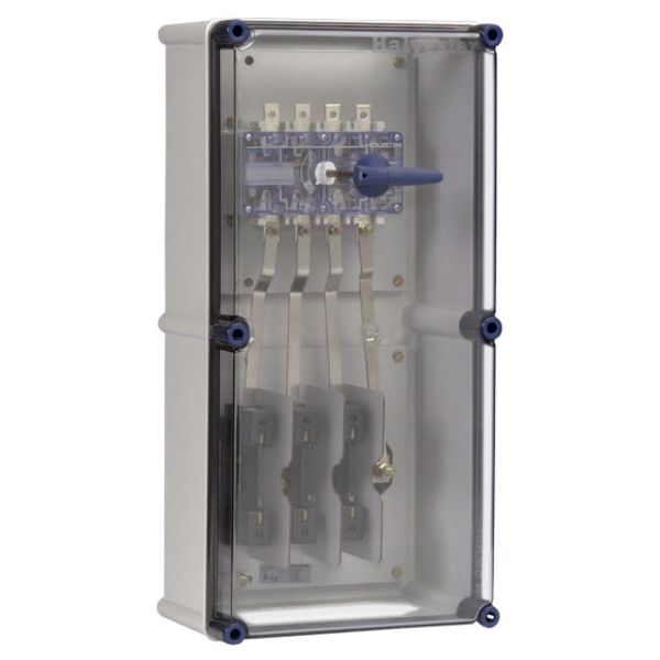 Switch and fuse encl. with DMV 160A sz00 3p+N image 1