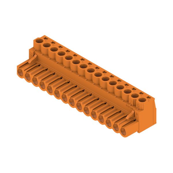 PCB plug-in connector, female plug, 5.00 mm, Number of poles: 15, 180°, Clamping yoke connection, Clamping range, max. : 4 mm², Box image 2