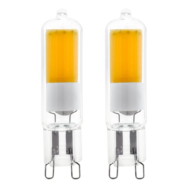 LM-G9-GLAS COB LED-STECKBulb 2W/200LM 4000K 2er-Set image 1