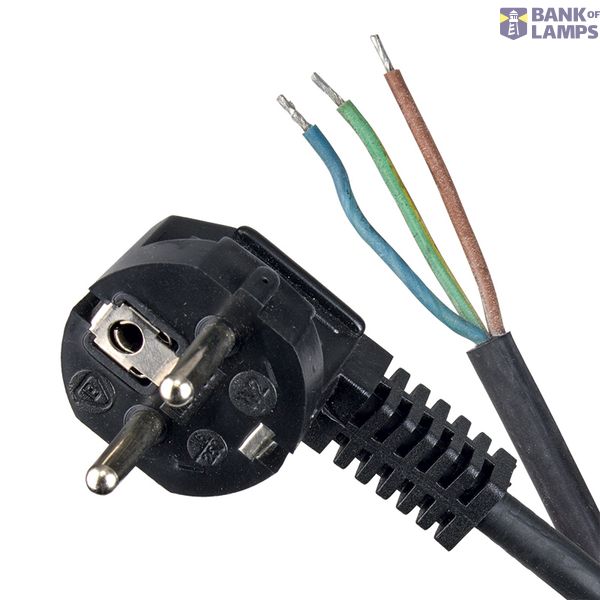 Connection cable W-3T H05RR-F 3x1.5 (rubber) black image 1