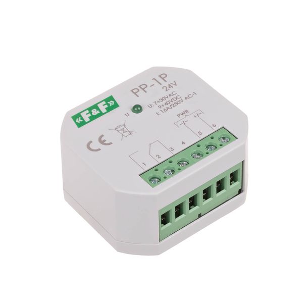 Electromagnetic relay, 1P 16A, flush mounting, U=7Ã·30VAC / 9Ã·40VDC image 3