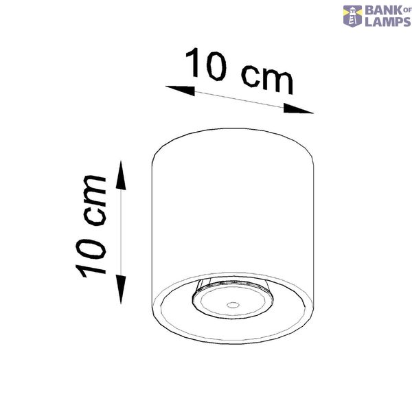SPOT ORBIS 1 ANTHRACITE G9 1X40W IP20 image 5