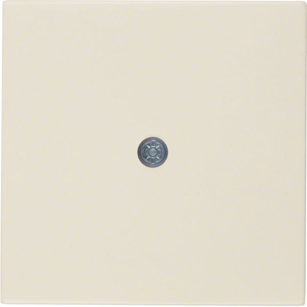 Centre plate for cable out., S.1, white glossy image 3