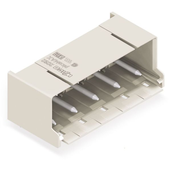 THR male header 1.4 mm Ø solder pin angled light gray image 2