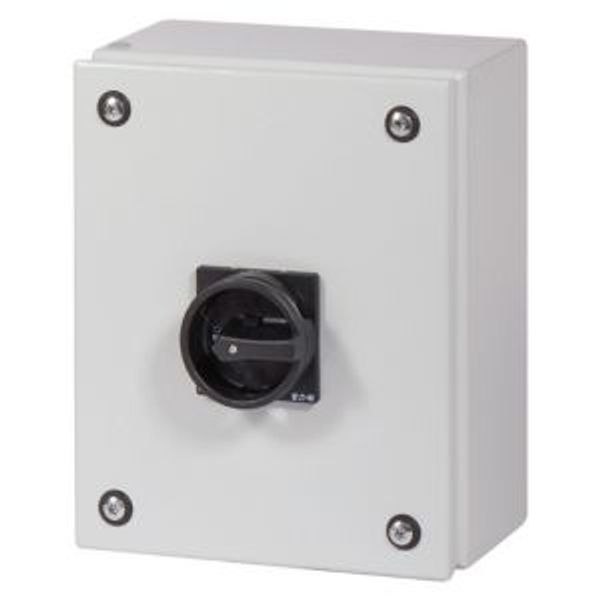 T3-3-15683/SE2/SVB-SW Main switch, T3, 32 A, surface mounting, 3 contact unit(s), 3 pole, 2 N/O, 1 N/C, STOP function, With black rotary handle and locking ring, Lockable i image 5