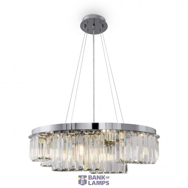 Modern Colline Pendant Lamp Chrome image 1