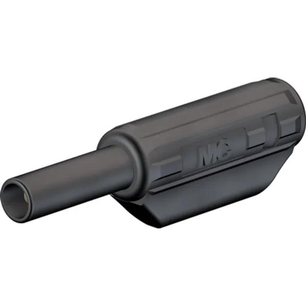 2 mm plug, solder connection, 0.5 mm², CAT II, red, 65.9182-22 image 1