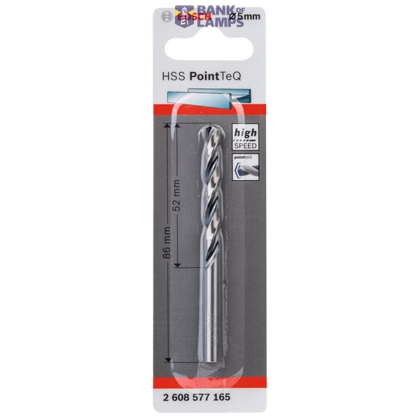 HSS Twist Drill Bit PointTeQ 5.0mm 1 pcs. image 2