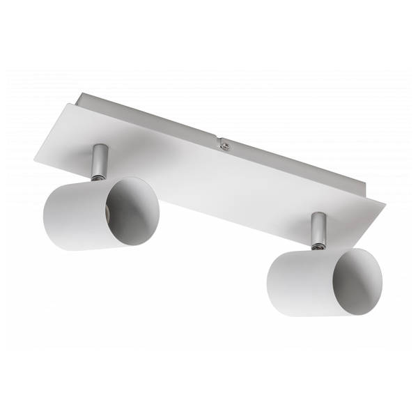 Ceiling luminaire VENETO, IP20, max. 2*20 W, GU10, round, white image 1